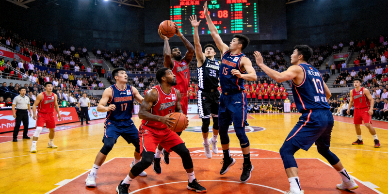 CBA联赛广东宏远与辽宁本钢的激烈对决